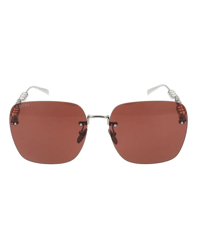 Gucci Sonnenbrille  Gg1923 Sa 002 Silber Silber Braun /17/145 002