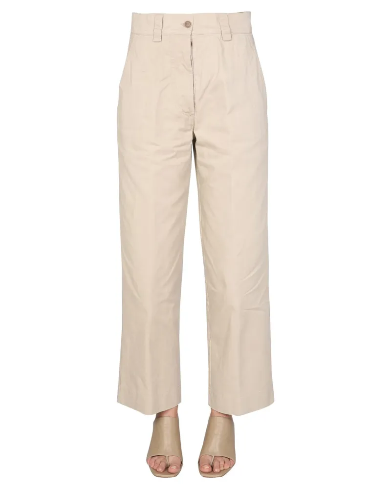 ASPESI gerade Beinhosen Beige