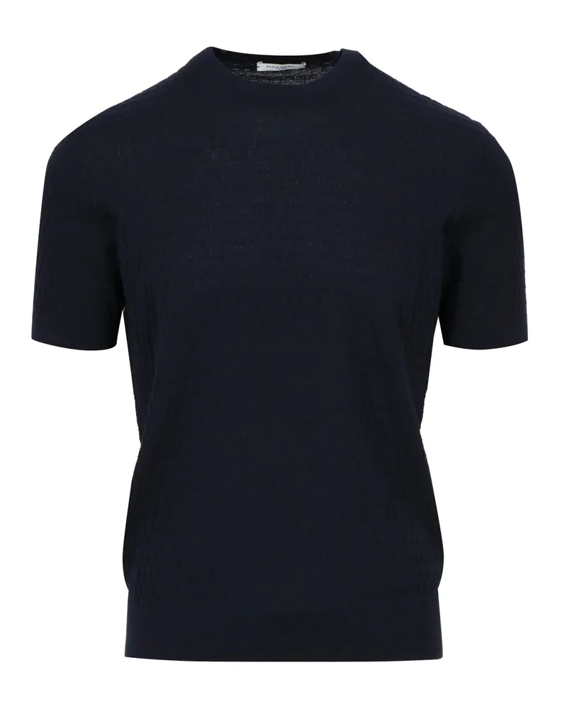 Paolo Pecora Milano Pullover blau Blue