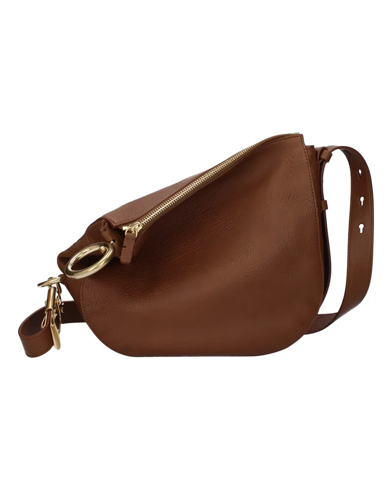 Burberry Damens Umhängetasche Braun/Haselnussleder -