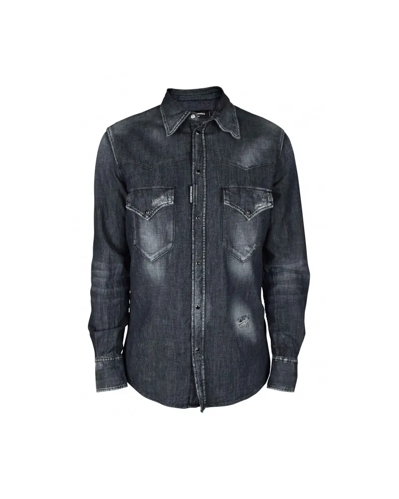 Dsquared2 Hemd Black