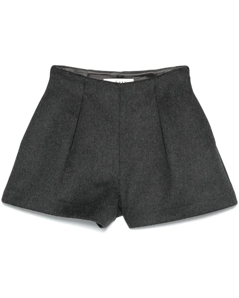 Róhe skulpturale Wolle Mini -Shorts 