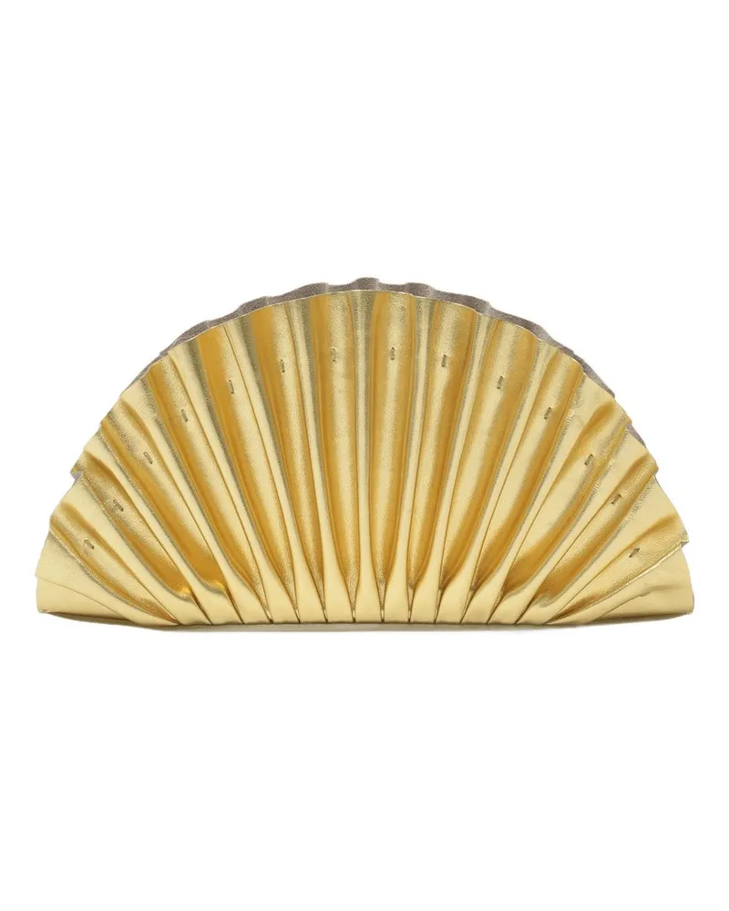 Cult Gaia Nala Mini Clutch  Gold Leder Gold