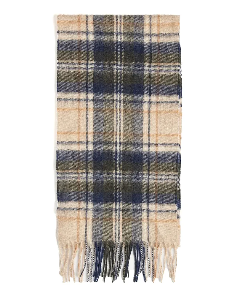 Barbour Sciarpa neuer Scheck Tartan Sand Beige Plaid Toni