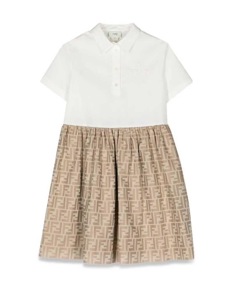 Fendi ff flüsterte Kleid Multicolour