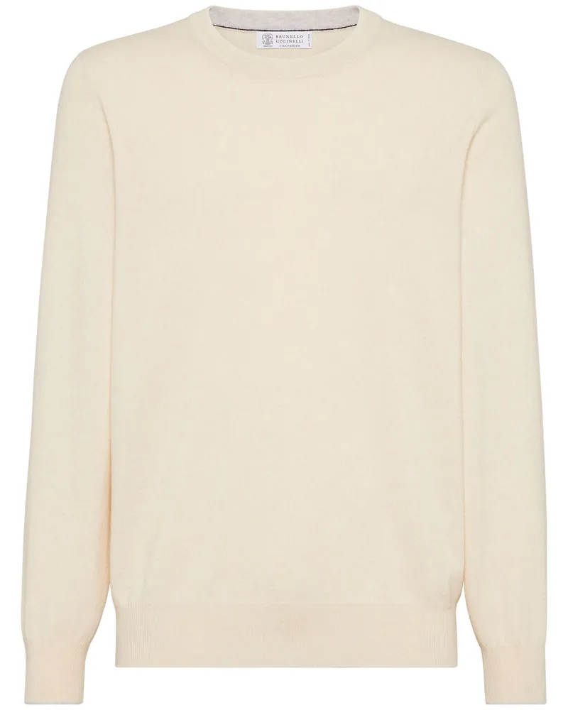 Brunello Cucinelli Kaschmirpullover Nude
