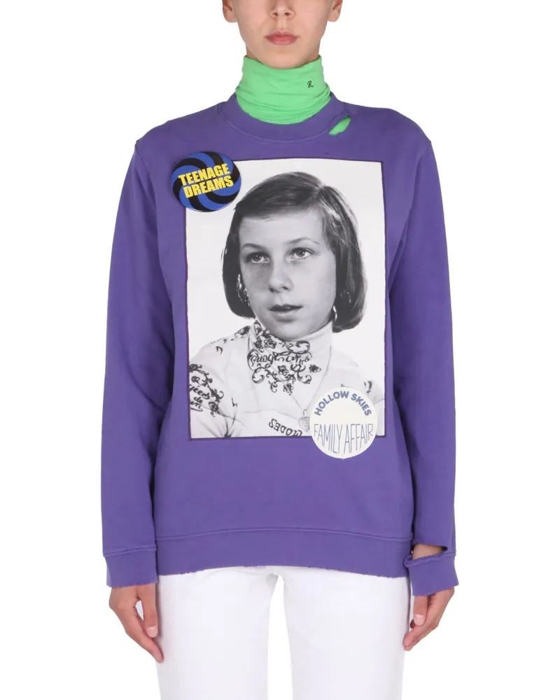 Raf Simons Teenage Dreams Sweatshirt Purple