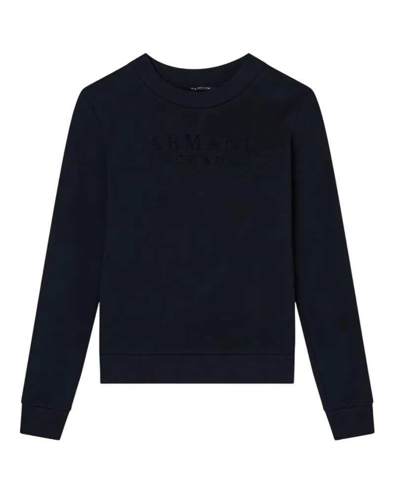 Armani Exchange Armani Austauschpullover schwarz Black