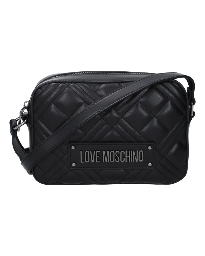 Moschino Liebe Moschino -Umhängetaschen Frauen Polyurethan schwarz/schwarz -