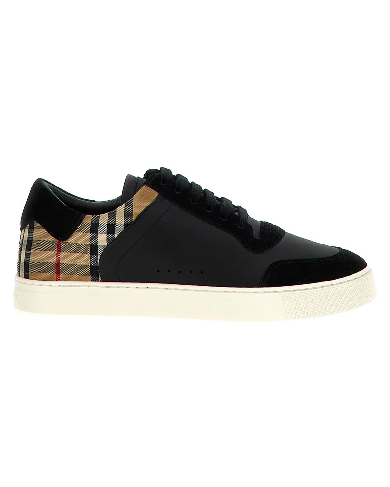 Burberry Check -Sneaker einfügen Black
