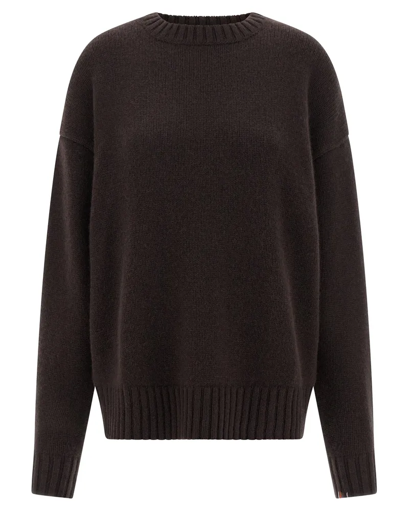 extreme cashmere Extremer Kaschmir 'N ° 383 schöner' Pullover Brown