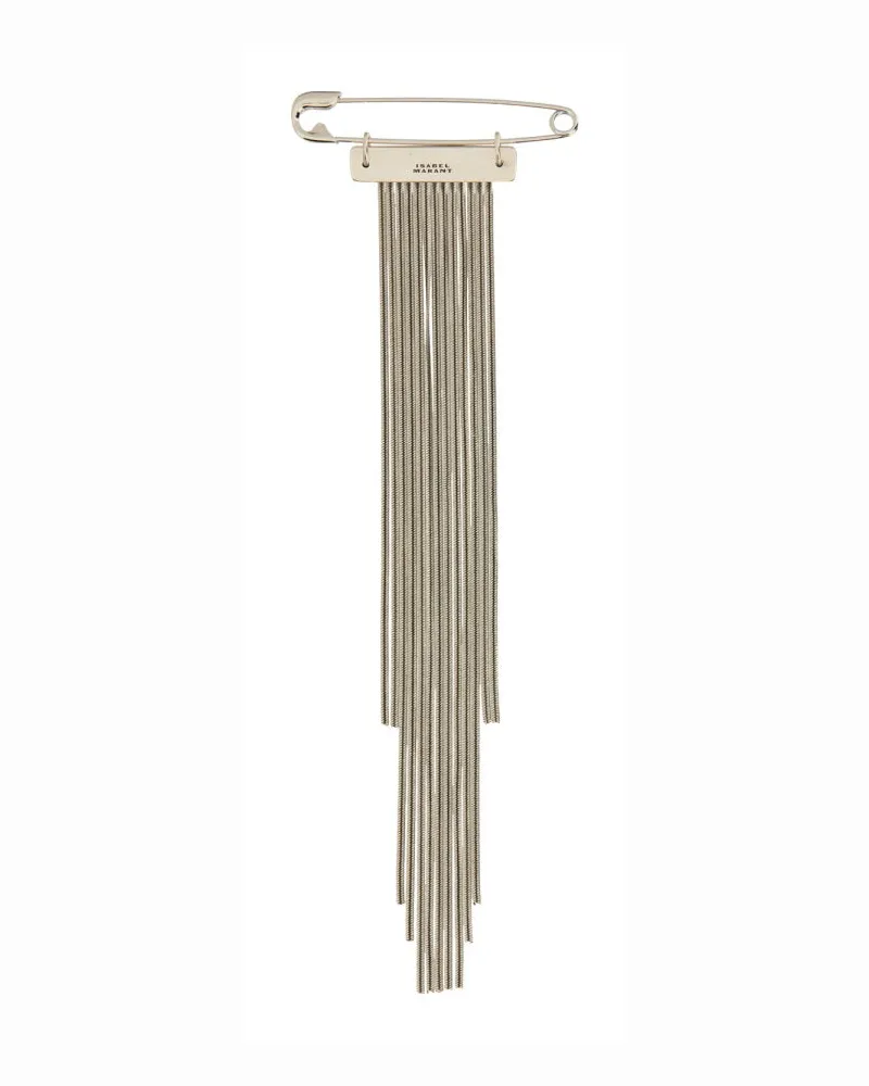 Isabel Marant Fringe" Brosche Silver