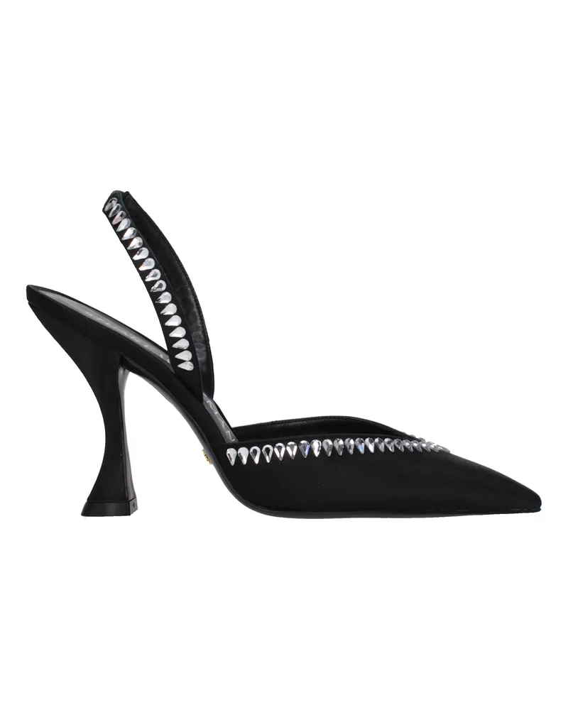 Stuart Weitzman Sandalen GMCT Frauen Satin schwarz -