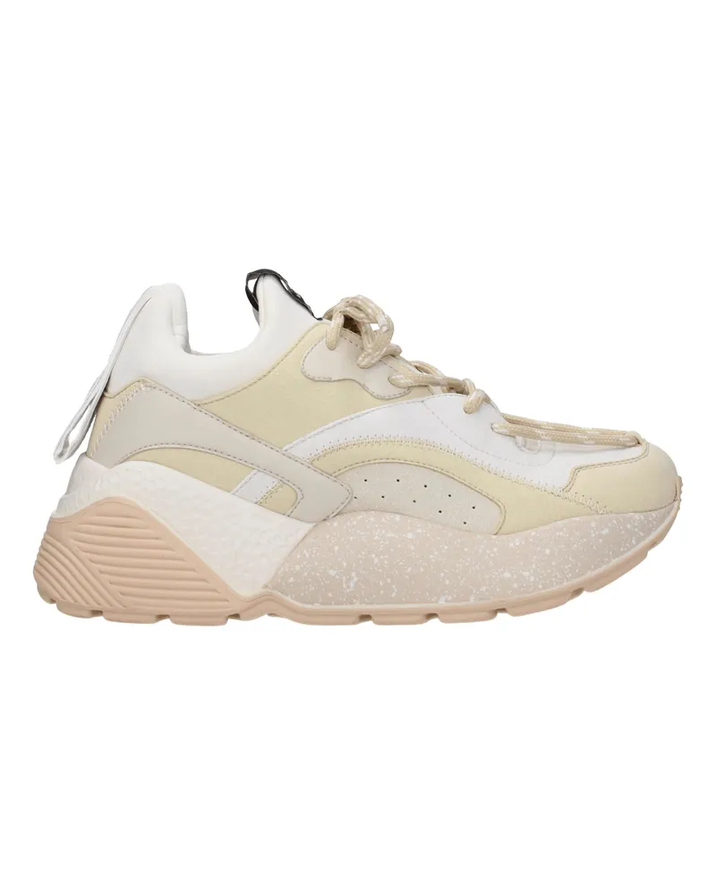 Stella McCartney Stella Mc Cartney Eclypse Damens Turnschuhe Öko-Wildleder Beige -