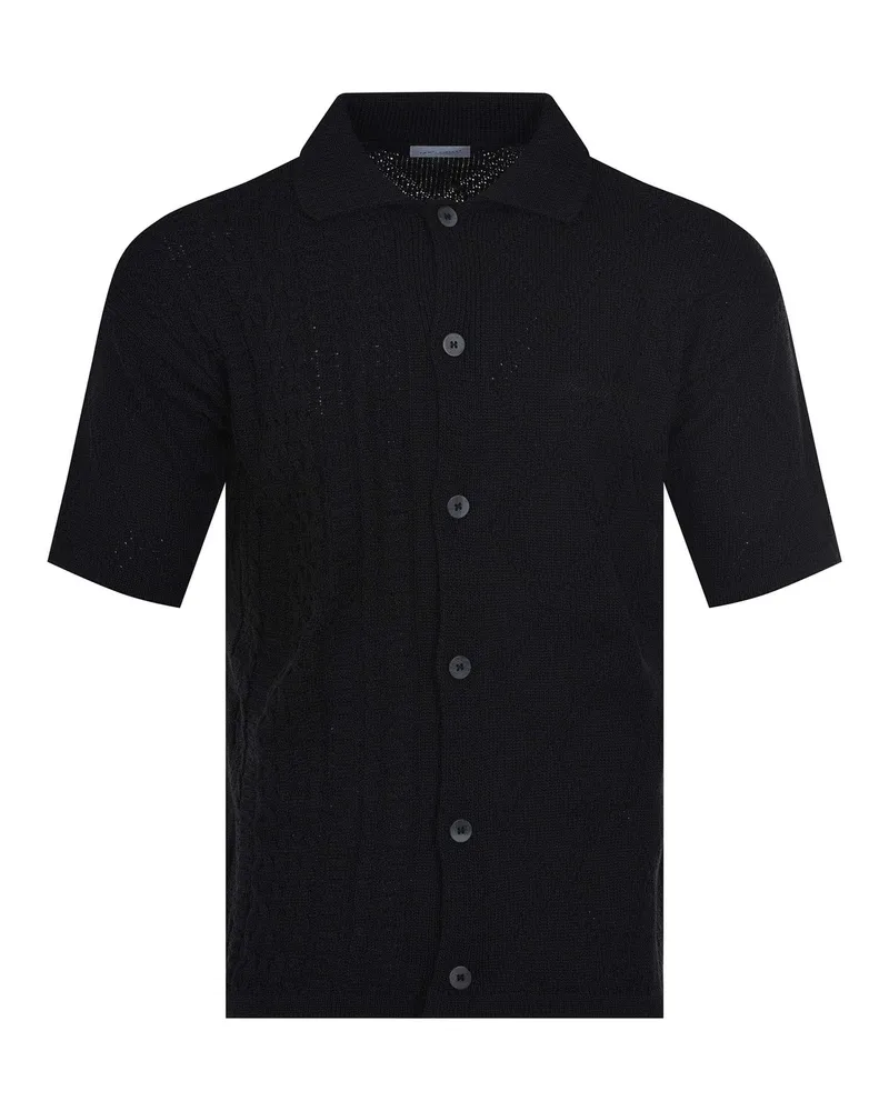 Family First Familie First Polo -Hemd aus Baumwollmischung Black