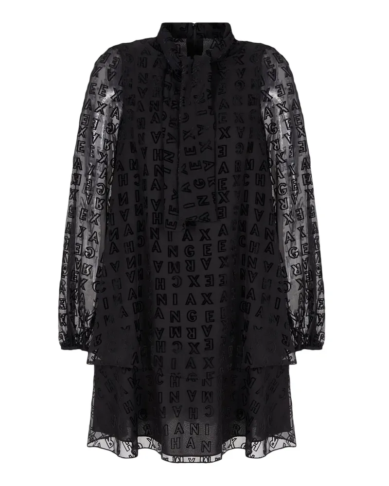 Armani Exchange Kleider schwarz Black