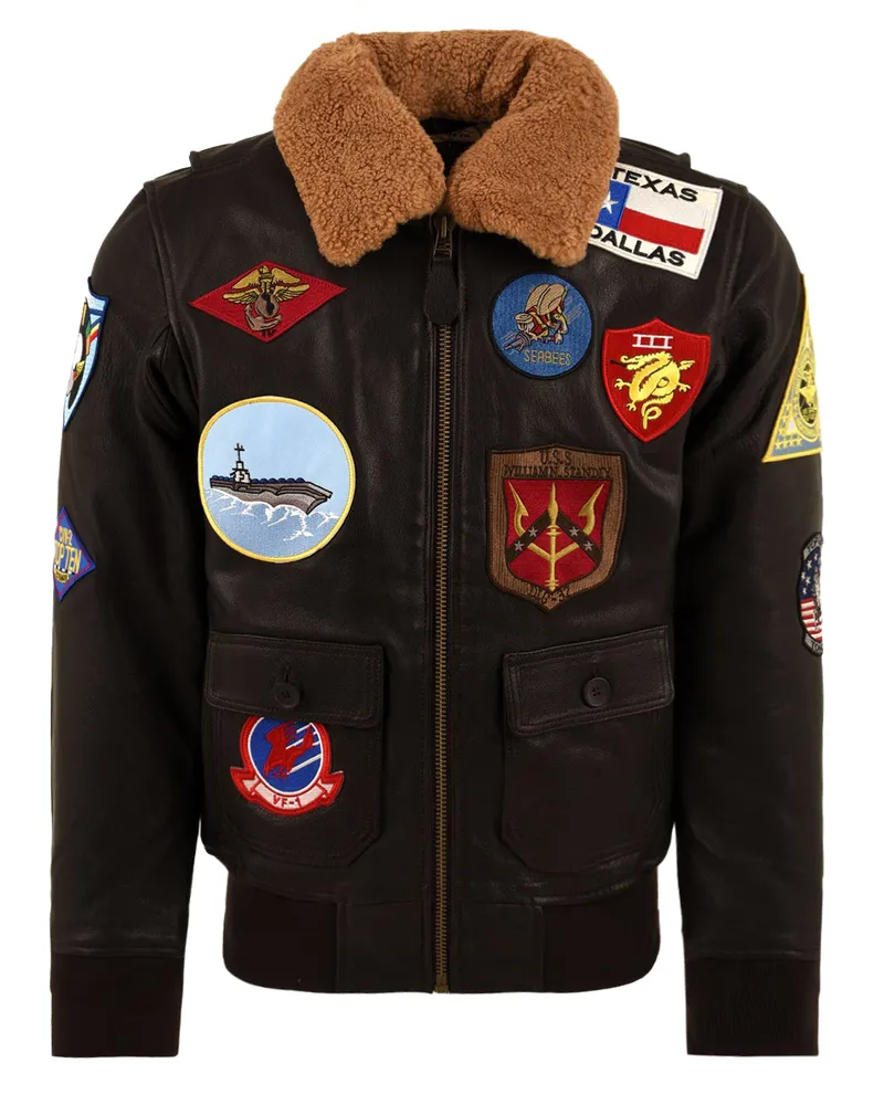 Top Gun Top -Pistolen -Schichten braun Brown