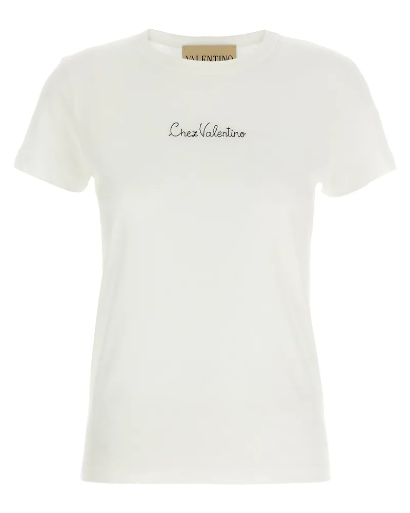 Valentino Garavani Valentino Garavani 'Chez Valentino' T -Shirt White