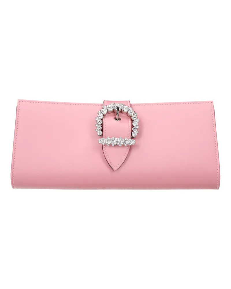 Jimmy Choo Pochette Cheri Damens Rosa/Eissatin -