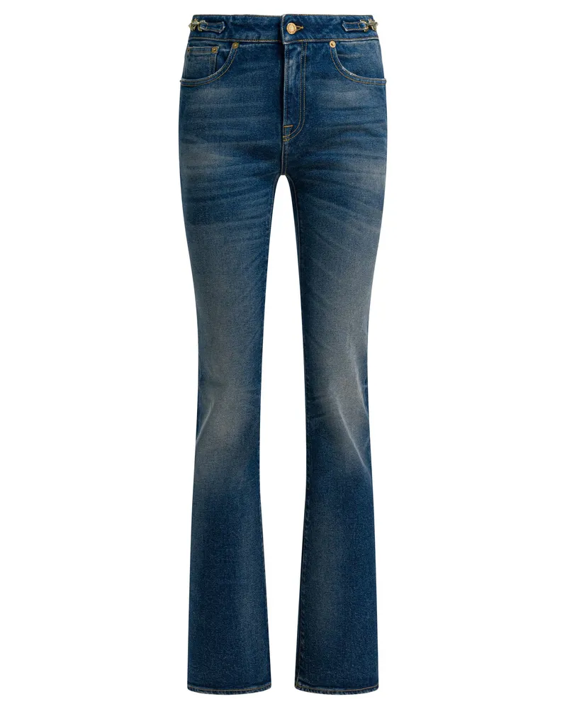 Golden Goose Vintage Bootcut-Jeans Blue