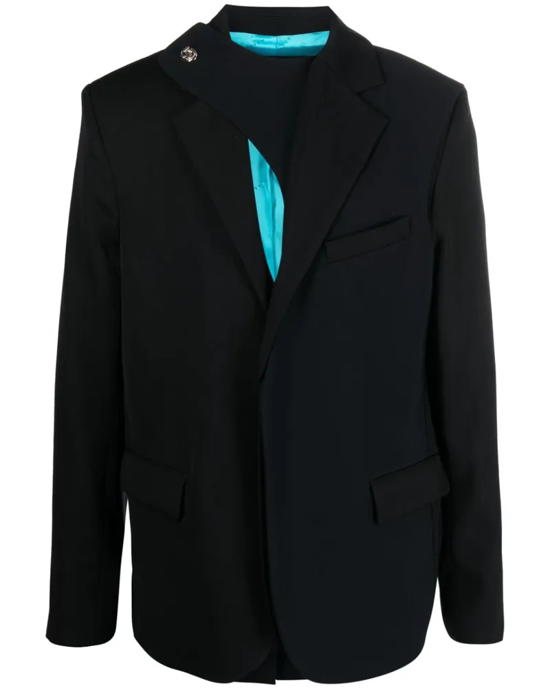 BOTTER Wolle Single Breasted Blazer Black
