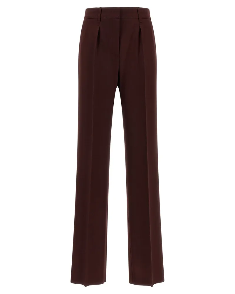 Max Mara Cannes' Hose Bordeaux