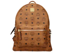 Rucksäcke und Schaum Männer Lederbraun/Cognac