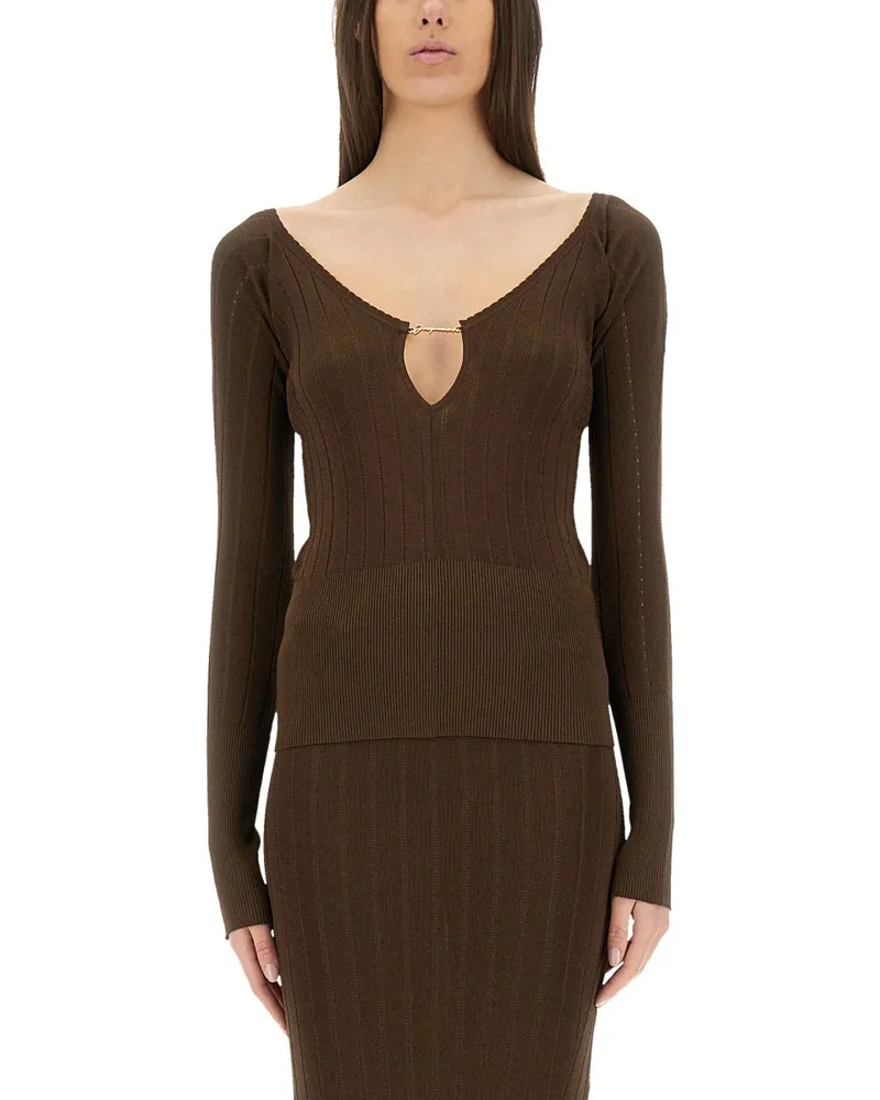 Jacquemus die obere Praluce Brown