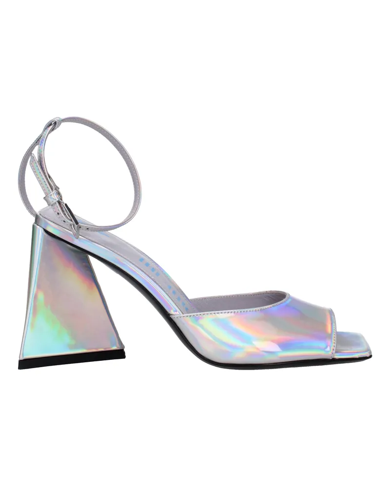 ATTICO Die Attico Piper Sandalen Damens Öko-Leder Silber -