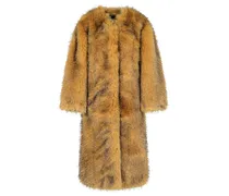 Drehen Sie 'Bina' beige Polyester Kunstpelzmantel