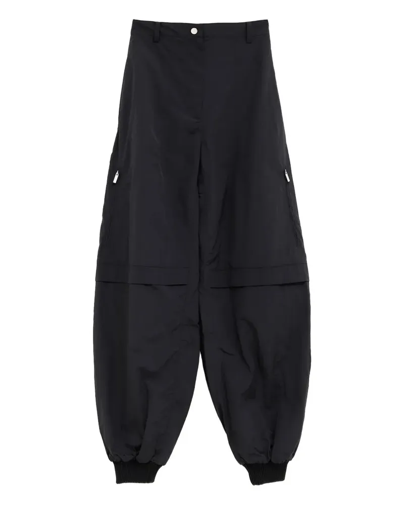 Jacquemus Reißverschluss -Taschenballonhose Black