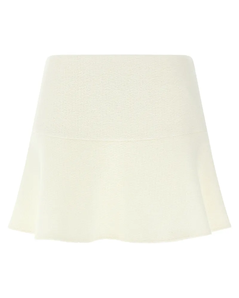 Gucci Bouclé-Wollrock White