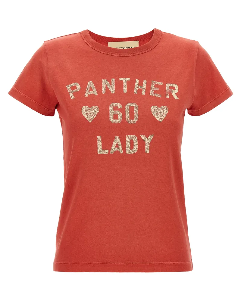 Valentino Garavani Valentino Garavani 'Panther Lady' T -Shirt Red