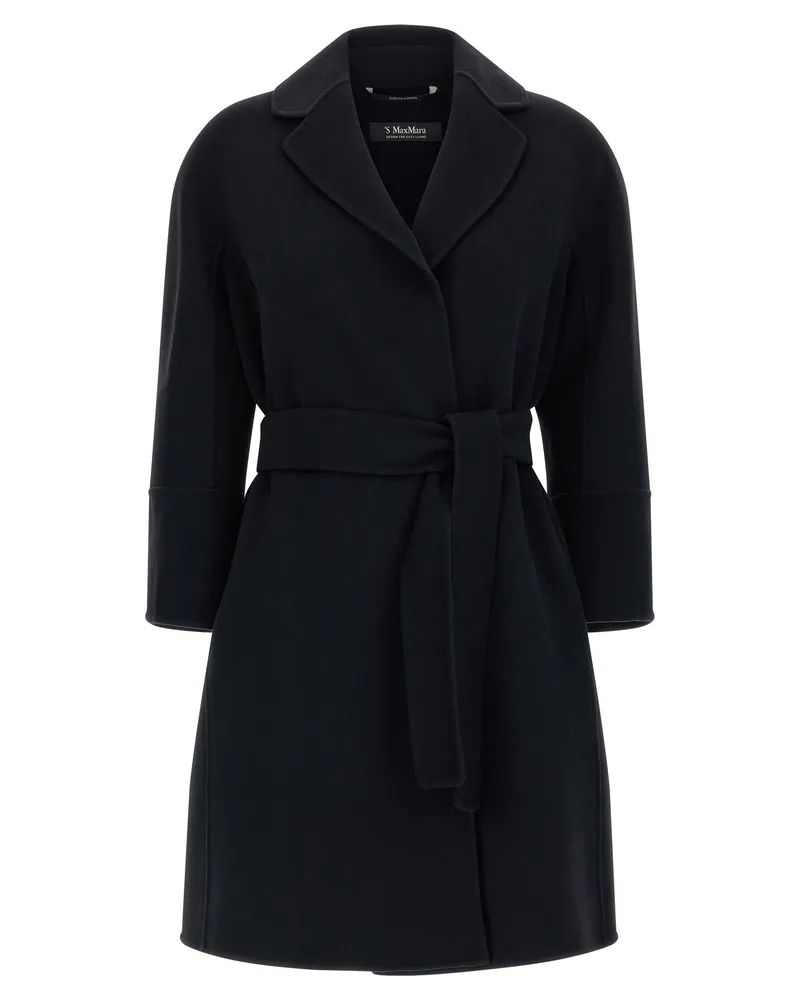 Max Mara Arona' Mantel Black