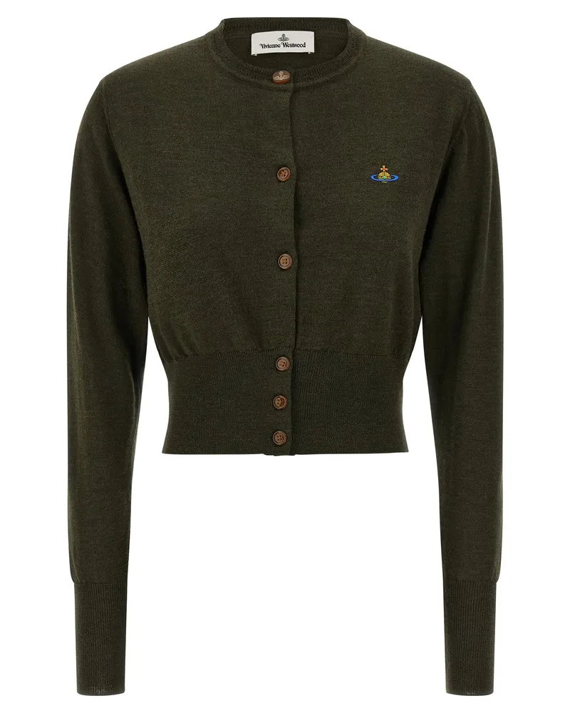 Vivienne Westwood Bea Cropped“-Cardigan Brown