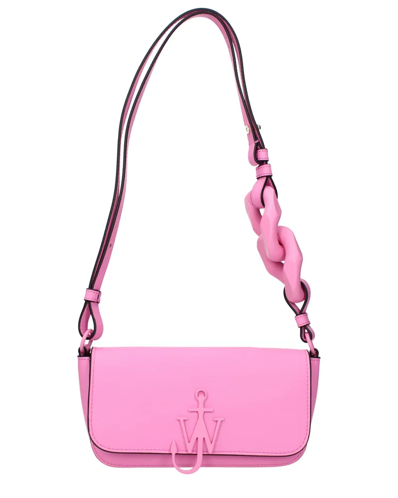 J.W.Anderson Jw Anderson Borse a Spalla Baguette Donna Pelle Rosa -
