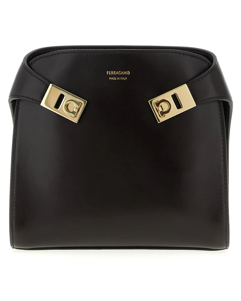 Ferragamo Hug bb SGürtelbeutel Brown