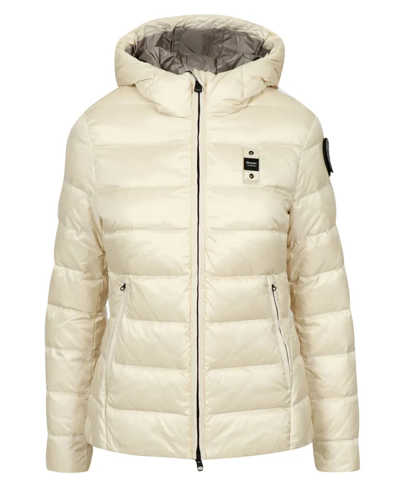 Blauer Mäntel Avorio+fango