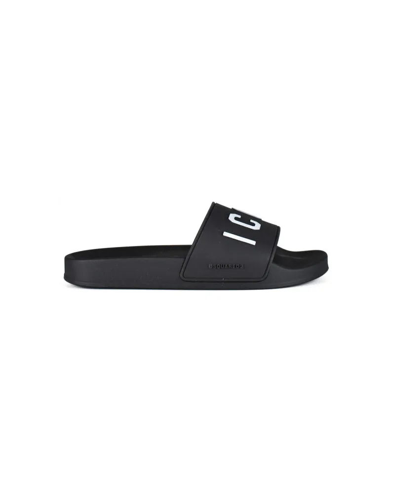 Dsquared2 icon gleitet Black