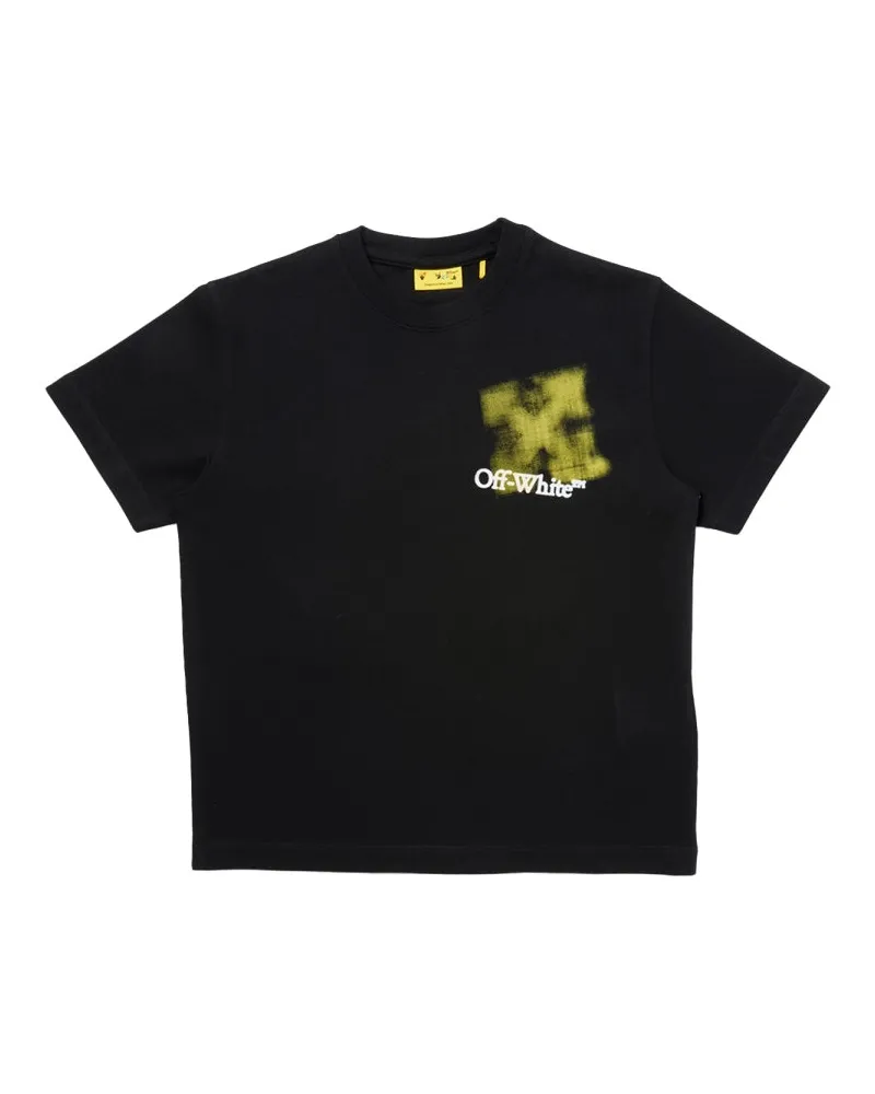 OFF-WHITE Graffiti" Logo T -Shirt Black