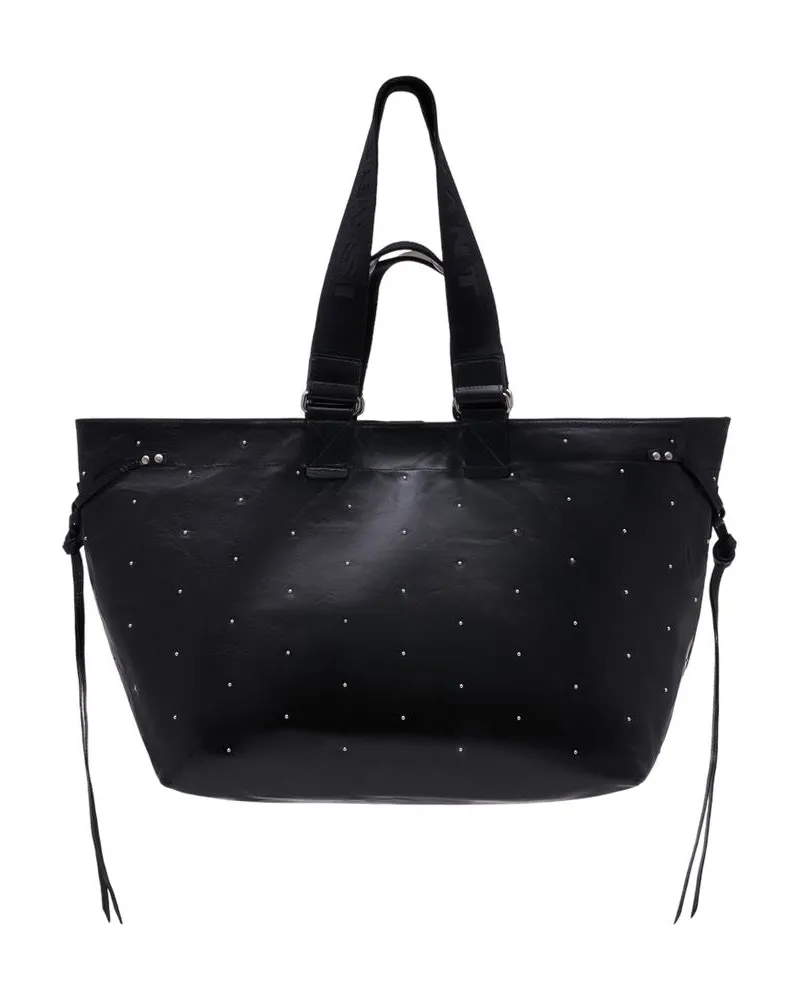 Isabel Marant Wardy Gd Reisetasche  Leder Schwarz Schwarz