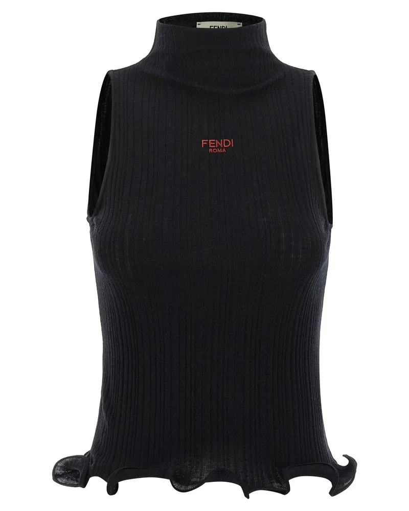 Fendi zerzauste oben Black