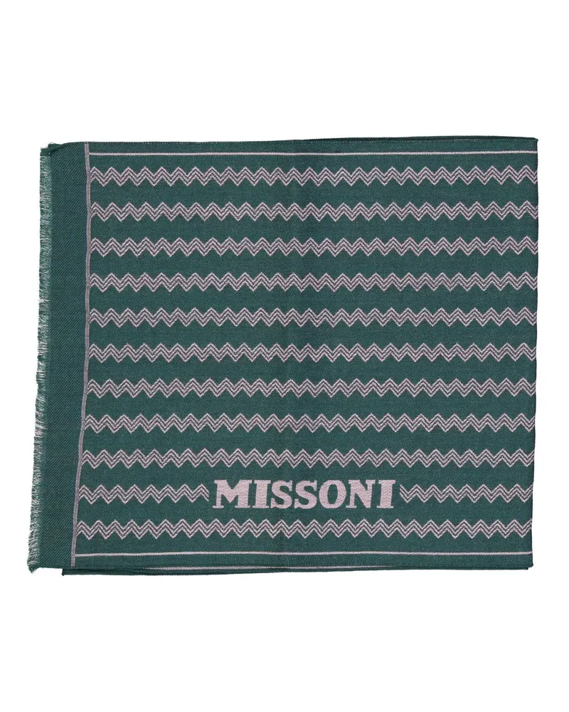 Missoni Missoni Wollschal Green