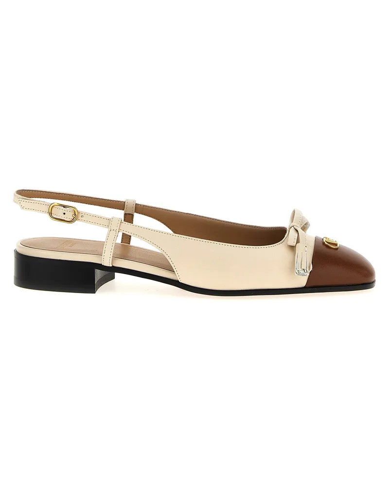 Valentino Garavani Valentino Garavani 'Valet du Roi' Slingback Beige