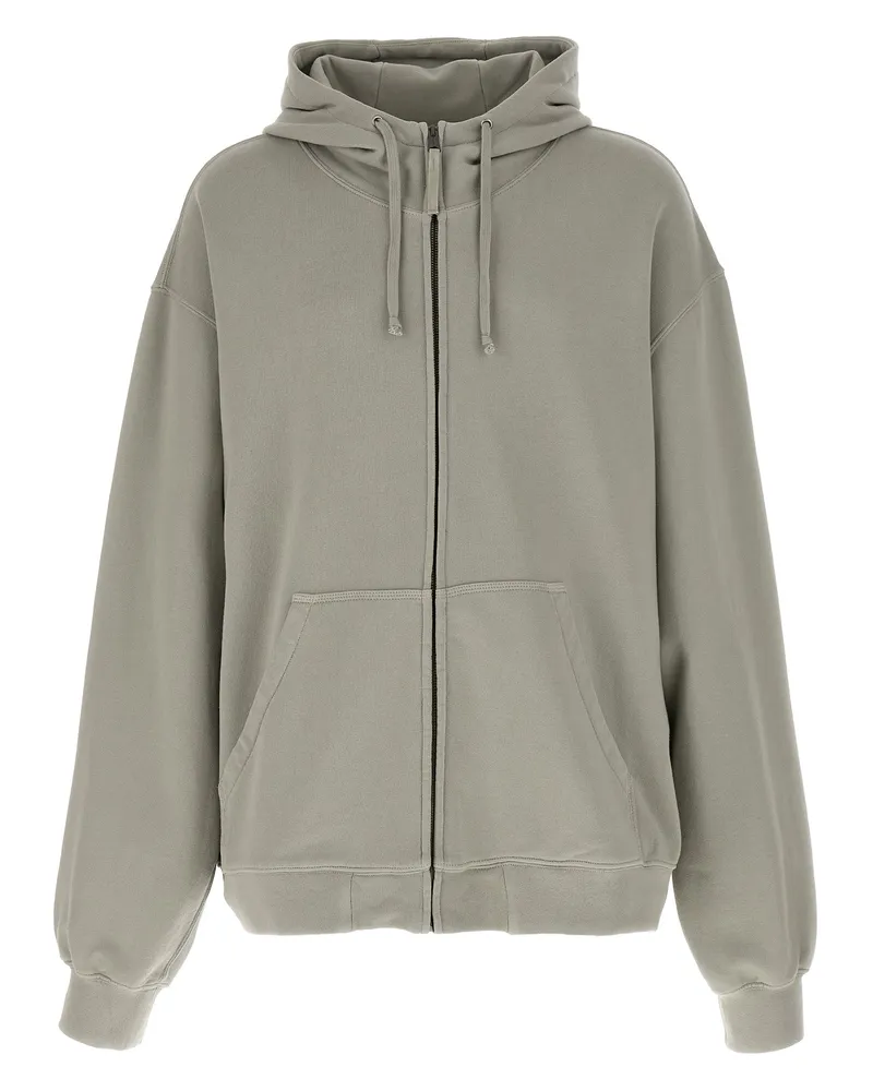 Maison Margiela numerischer Signature MM6' Hoodie Gray