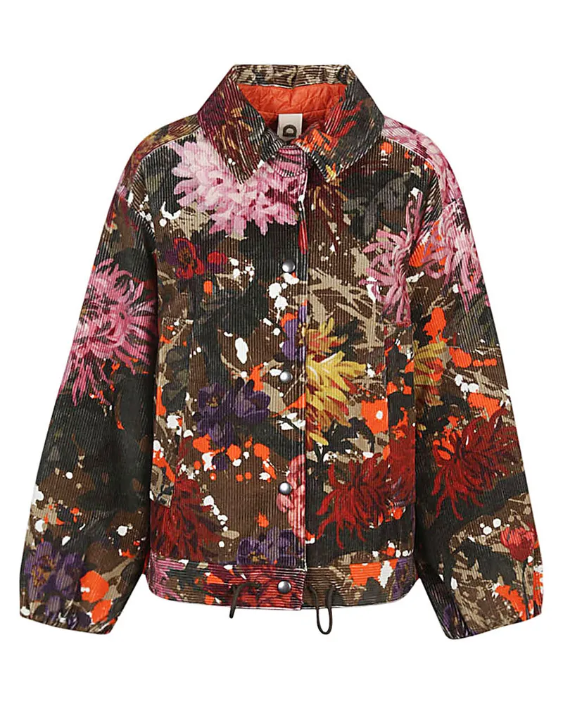 Konrad EV Floral Print Bomber Jacke Multicolour