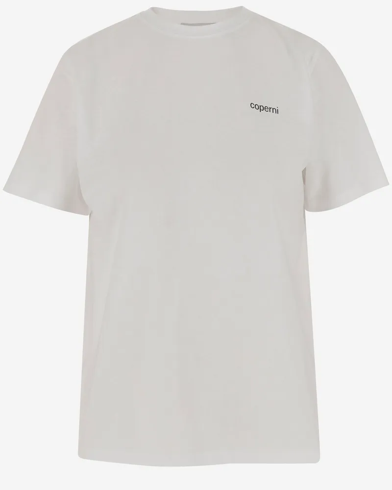 COPERNI Baumwoll -T -Shirt mit Logo White