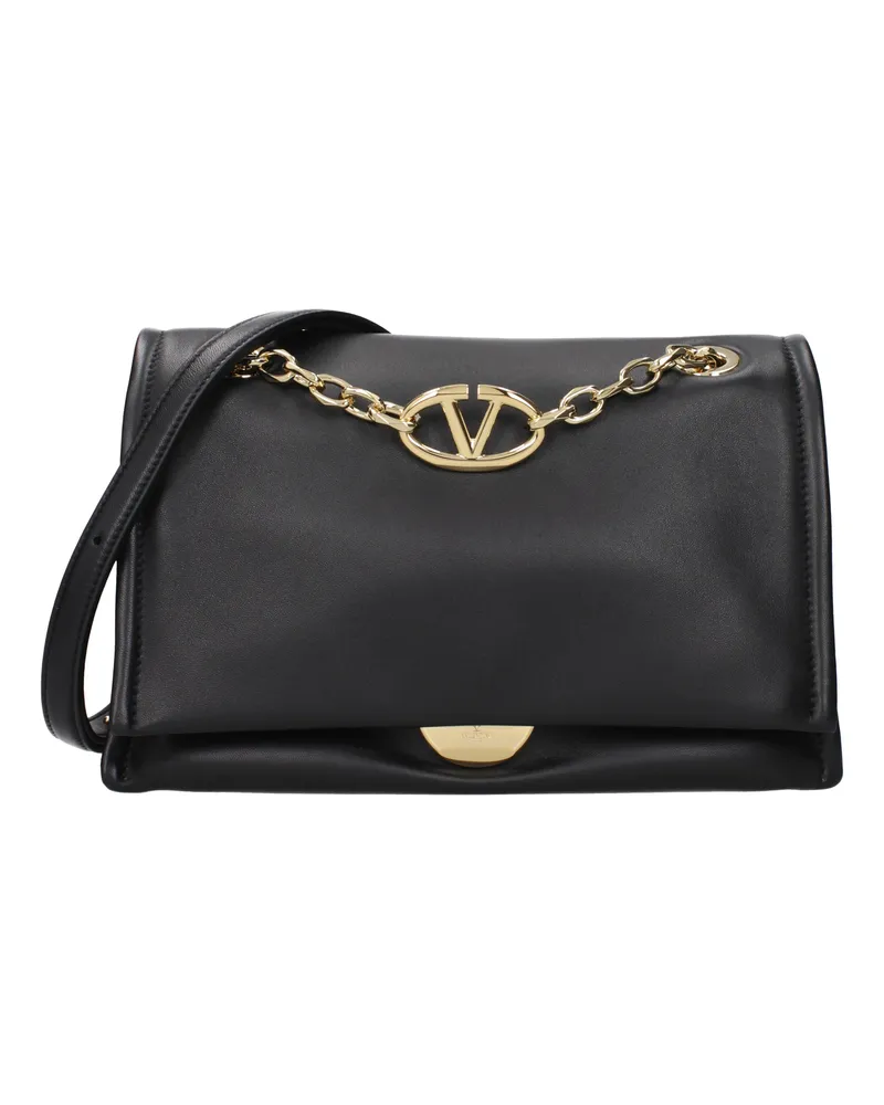 Valentino Garavani Damens Umhängetaschen Leder Schwarz -