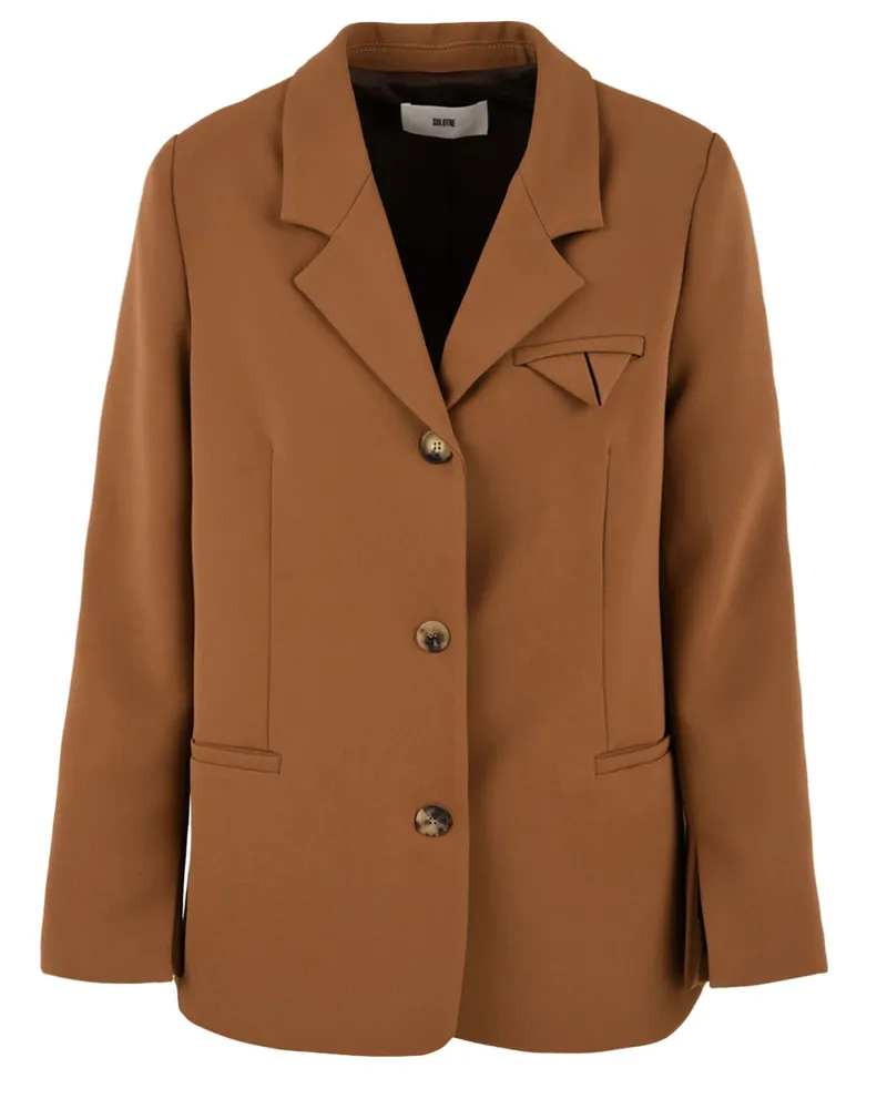 SOLOTRE Jacken Brown Brown