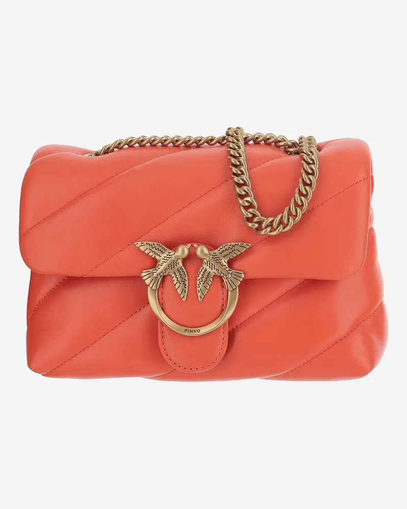 Pinko Love Mini Puffsack Orange